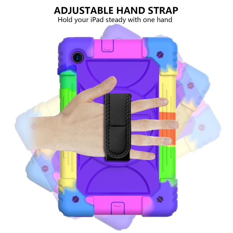 For Lenovo Tab M10 Plus 10.3 Shockproof PC + Silicone Combination Case with Holder & Hand Strap & Shoulder Strap
