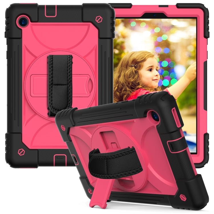 For Lenovo Tab M10 Plus 10.3 Shockproof PC + Silicone Combination Case with Holder & Hand Strap & Shoulder Strap