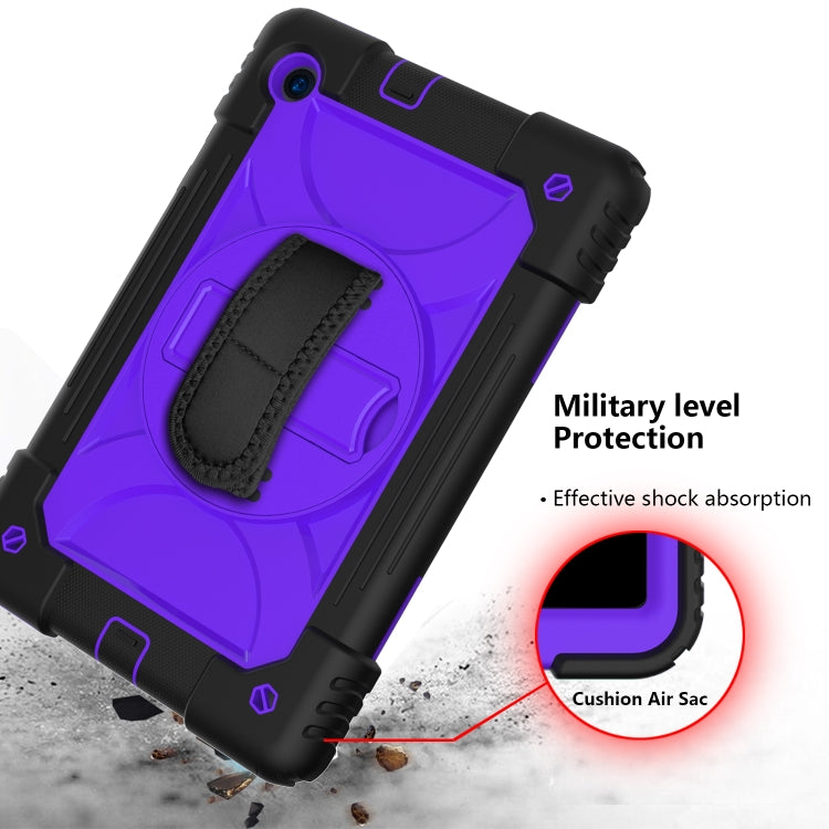 For Lenovo Tab M10 Plus 10.3 Shockproof PC + Silicone Combination Case with Holder & Hand Strap & Shoulder Strap