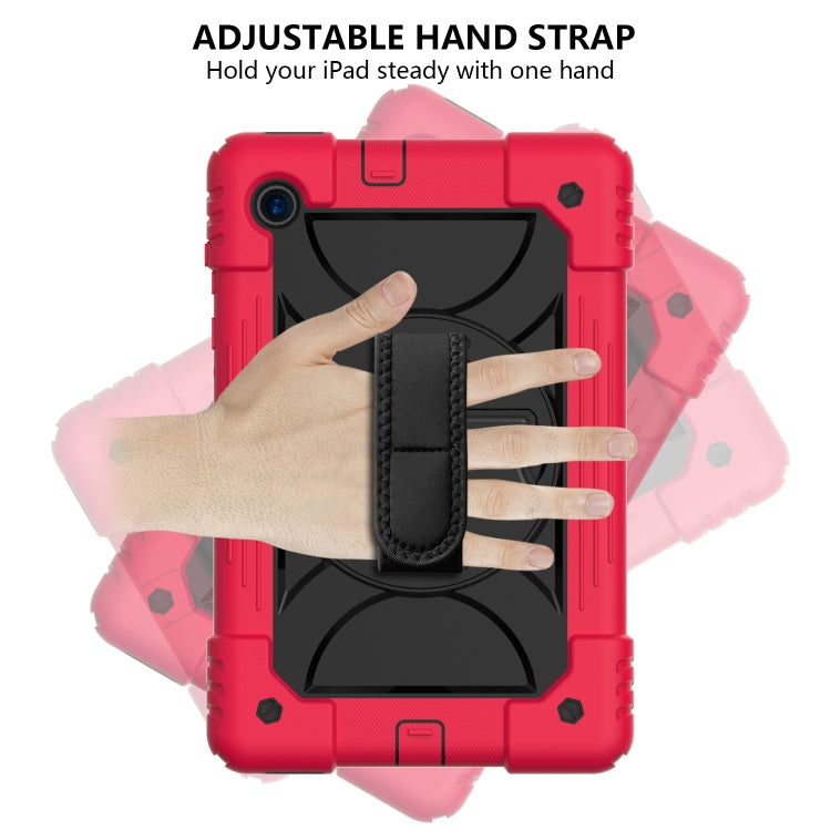 For Lenovo Tab M10 Plus 10.3 Shockproof PC + Silicone Combination Case with Holder & Hand Strap & Shoulder Strap