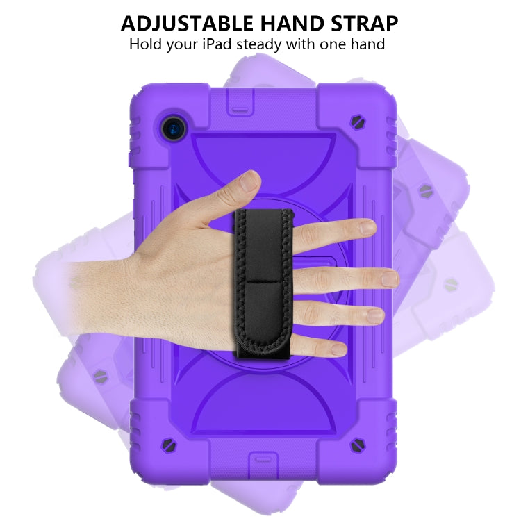 For Lenovo Tab M10 Plus 10.3 Shockproof PC + Silicone Combination Case with Holder & Hand Strap & Shoulder Strap