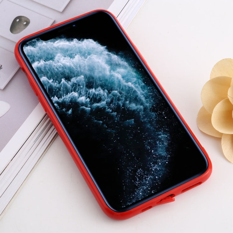 For iPhone 11 Pro shockproof Imitation Glass Gradient Color TPU + Acrylic Case
