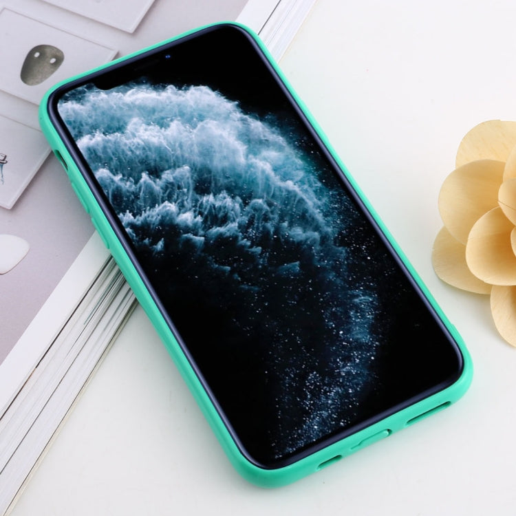 For iPhone 11 Pro shockproof Imitation Glass Gradient Color TPU + Acrylic Case