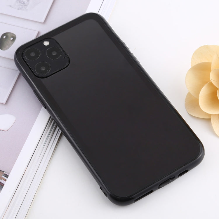 For iPhone 11 Pro Max shockproof Imitation Glass Gradient Color TPU + Acrylic Case