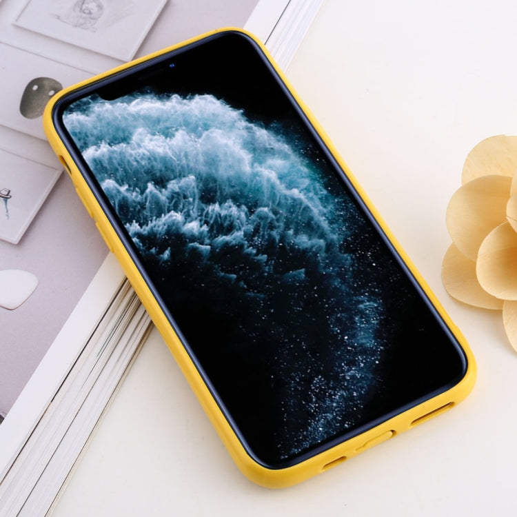 For iPhone 11 Pro Max shockproof Imitation Glass Gradient Color TPU + Acrylic Case