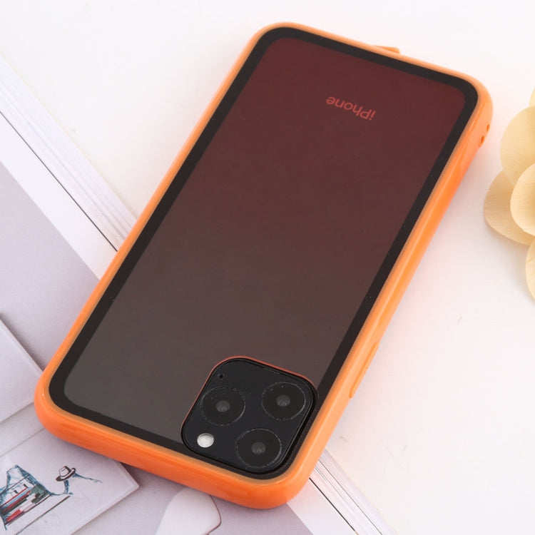 For iPhone 11 Pro Max shockproof Imitation Glass Gradient Color TPU + Acrylic Case