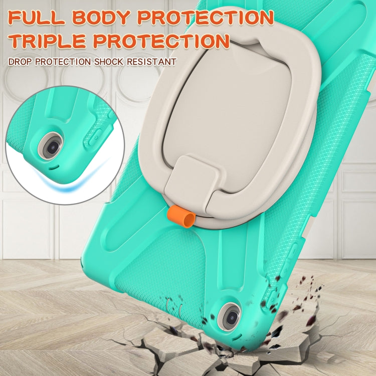 Silicone + PC Protective Case with Holder & Shoulder Strap For Samsung Tab A 10.1 (2019) T510/T515