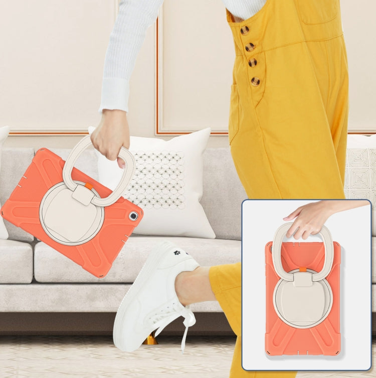 Silicone + PC Protective Case with Holder & Shoulder Strap For Samsung Tab A 10.1 (2019) T510/T515