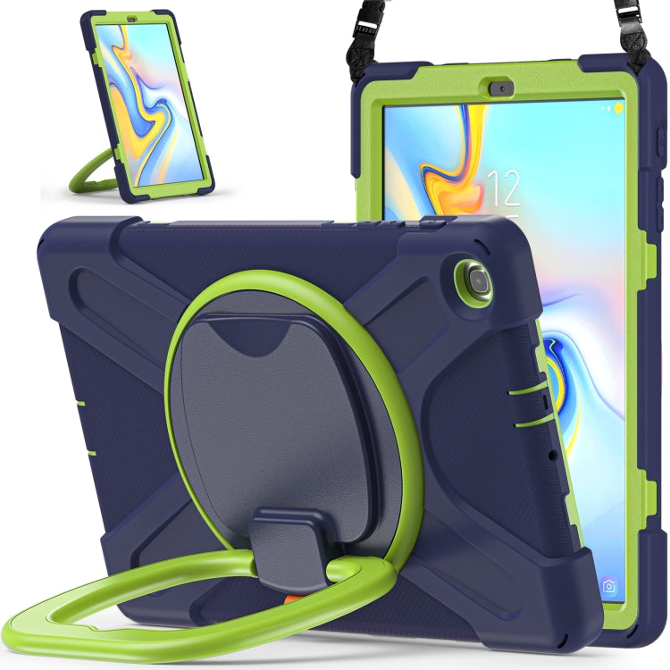 Silicone + PC Protective Case with Holder & Shoulder Strap For Samsung Tab A 10.1 (2019) T510/T515