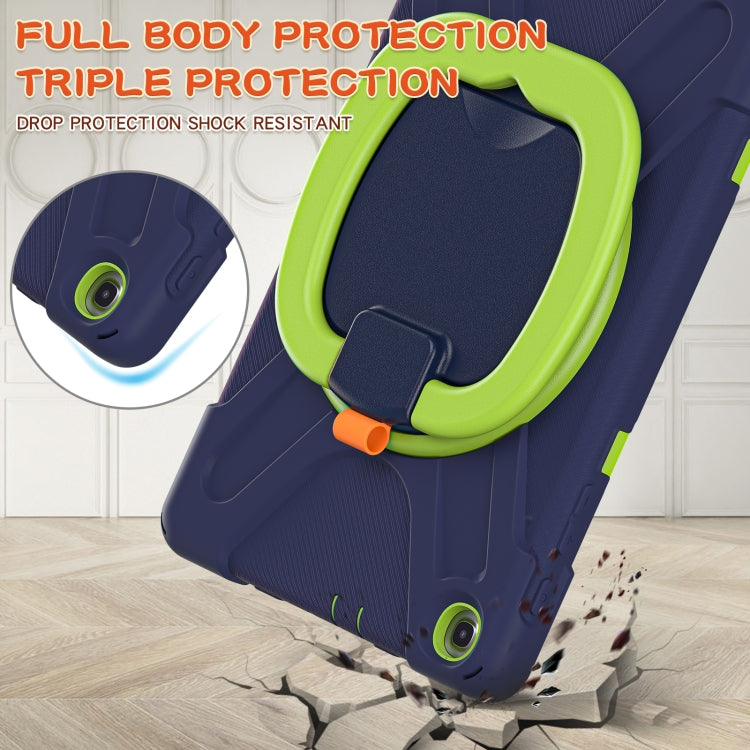 Silicone + PC Protective Case with Holder & Shoulder Strap For Samsung Tab A 10.1 (2019) T510/T515