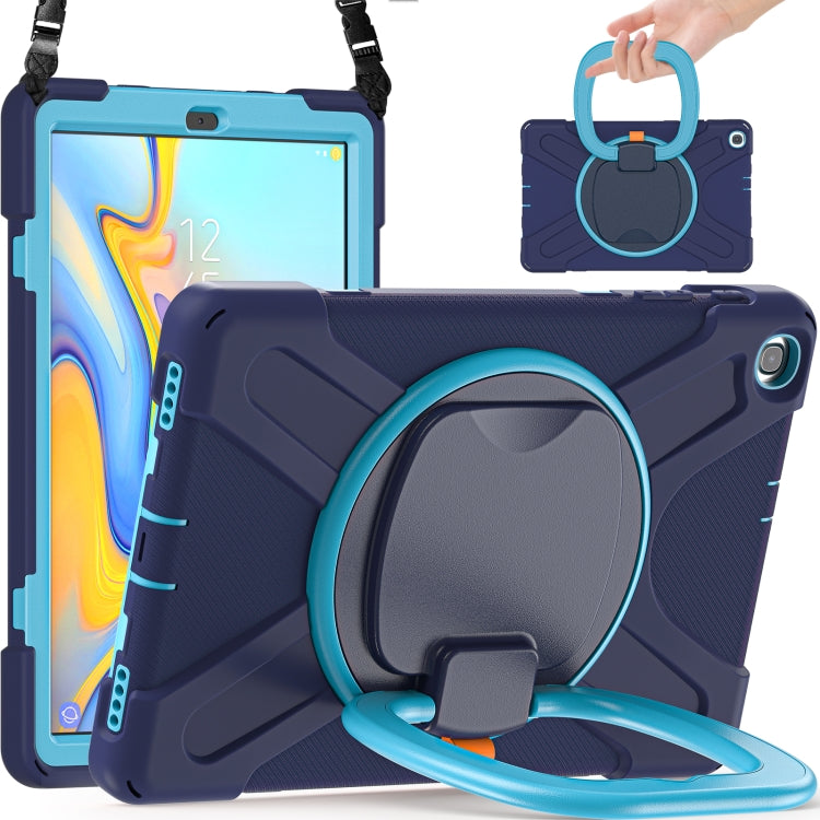 Silicone + PC Protective Case with Holder & Shoulder Strap For Samsung Tab A 10.1 (2019) T510/T515