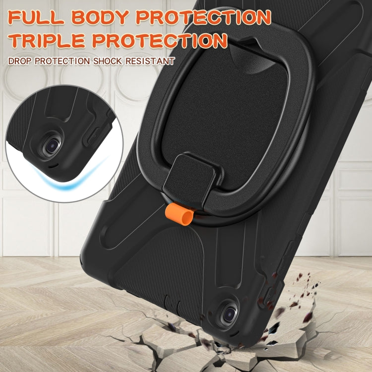 Silicone + PC Protective Case with Holder & Shoulder Strap For Samsung Tab A 10.1 (2019) T510/T515