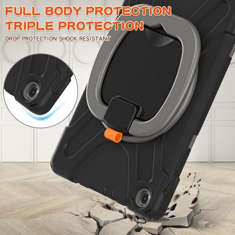 Silicone + PC Protective Case with Holder & Shoulder Strap For Samsung Tab A 10.1 (2019) T510/T515