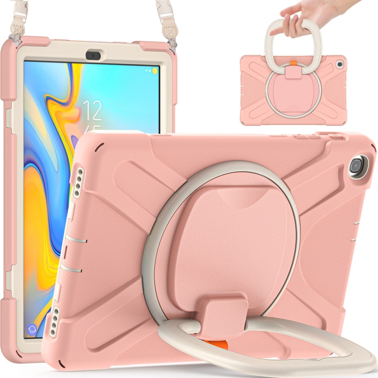 Silicone + PC Protective Case with Holder & Shoulder Strap For Samsung Tab A 10.1 (2019) T510/T515