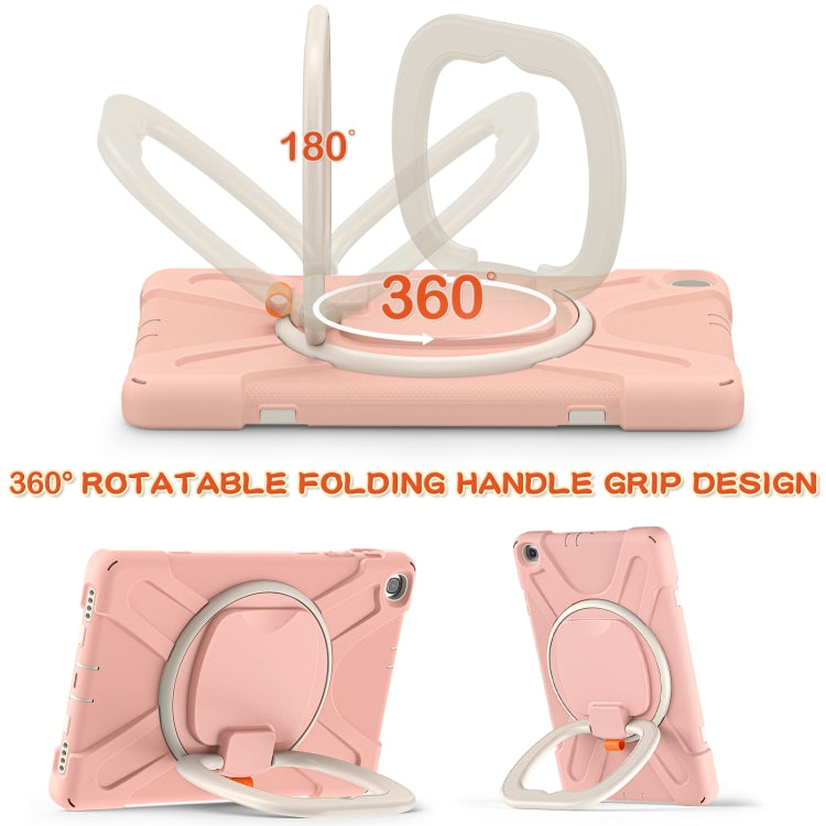 Silicone + PC Protective Case with Holder & Shoulder Strap For Samsung Tab A 10.1 (2019) T510/T515