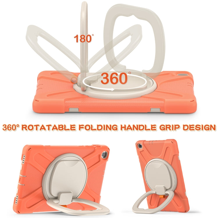Silicone + PC Protective Case with Holder & Shoulder Strap For Samsung Tab A 10.1 (2019) T510/T515