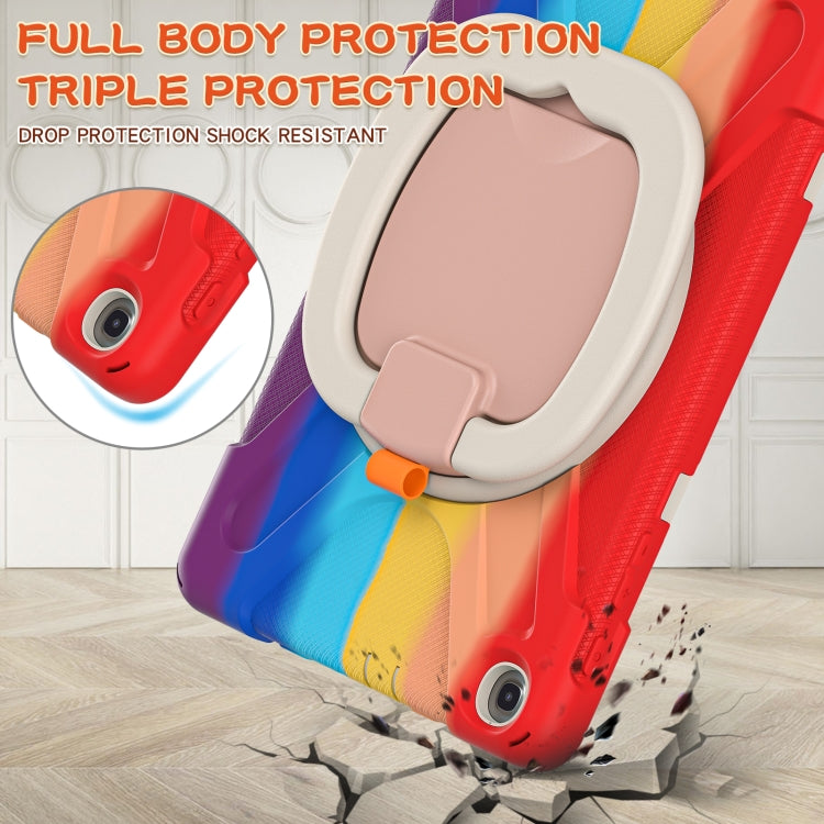 Silicone + PC Protective Case with Holder & Shoulder Strap For Samsung Tab A 10.1 (2019) T510/T515