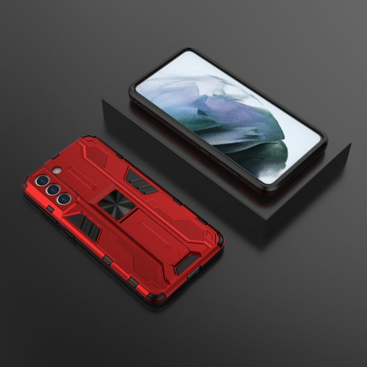 For Samsung Galaxy S21 5G Supersonic PC + TPU Shock-proof Case with Holder