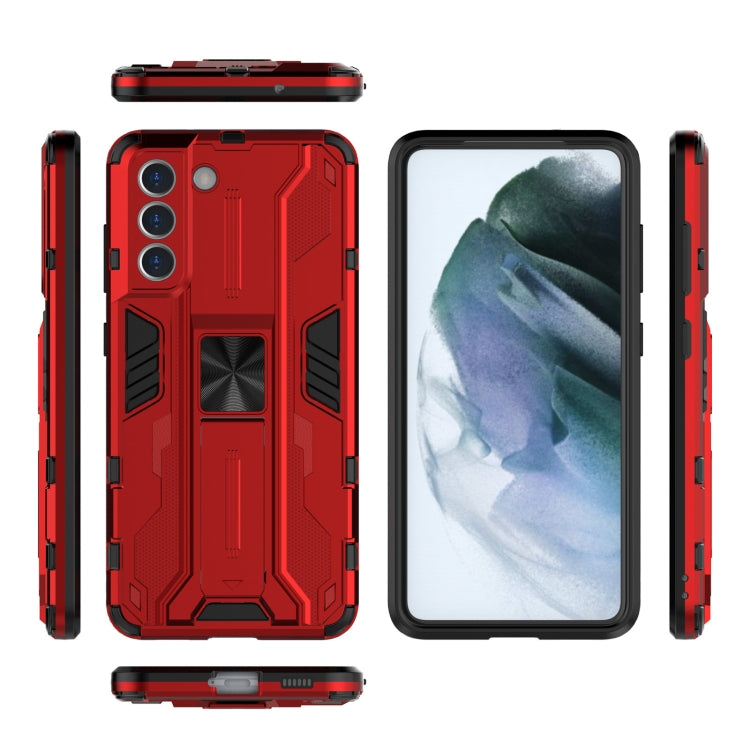 For Samsung Galaxy S21 5G Supersonic PC + TPU Shock-proof Case with Holder