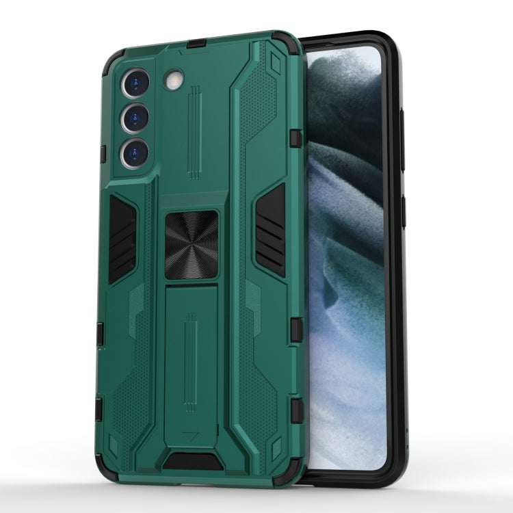 For Samsung Galaxy S21 5G Supersonic PC + TPU Shock-proof Case with Holder