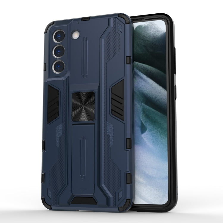 For Samsung Galaxy S21 5G Supersonic PC + TPU Shock-proof Case with Holder