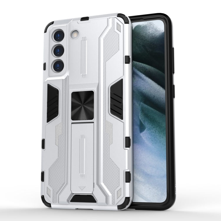 For Samsung Galaxy S21 5G Supersonic PC + TPU Shock-proof Case with Holder