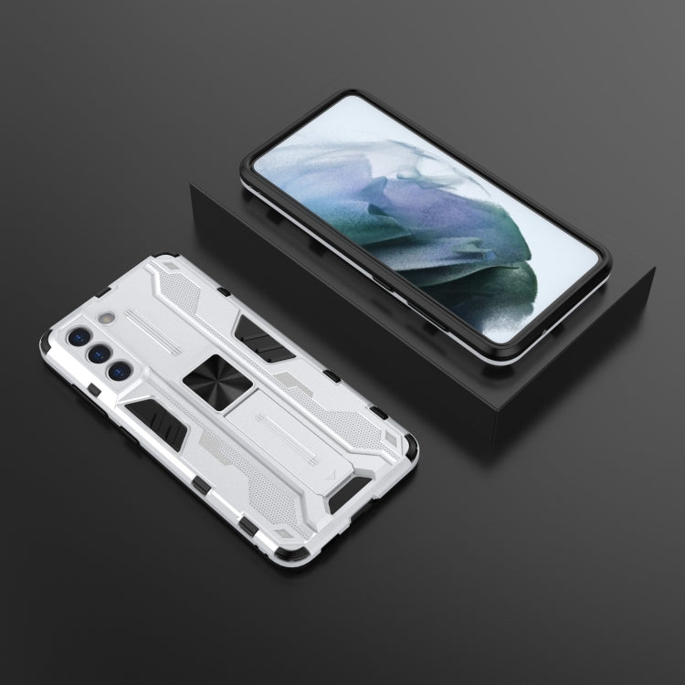 For Samsung Galaxy S21 5G Supersonic PC + TPU Shock-proof Case with Holder