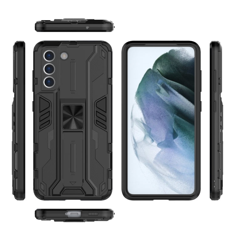 For Samsung Galaxy S21 5G Supersonic PC + TPU Shock-proof Case with Holder