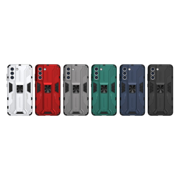 For Samsung Galaxy S21 5G Supersonic PC + TPU Shock-proof Case with Holder