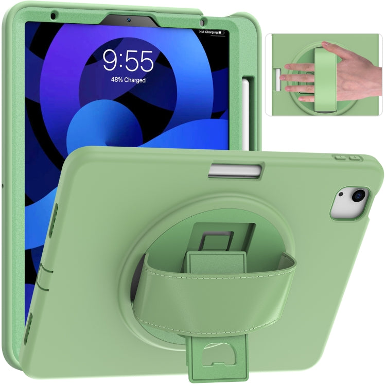 360 Degree Rotation PC + TPU Protective Case with Holder & Hand-strap & Pen Slot For iPad Air 2022 / Air 2020 10.9