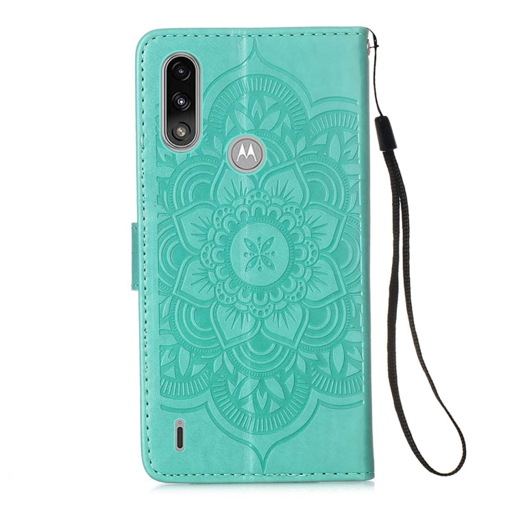 For Motorola Moto E7 Power Dream Catcher Printing Horizontal Flip Leather Case with Holder & Card Slots & Wallet & Lanyard