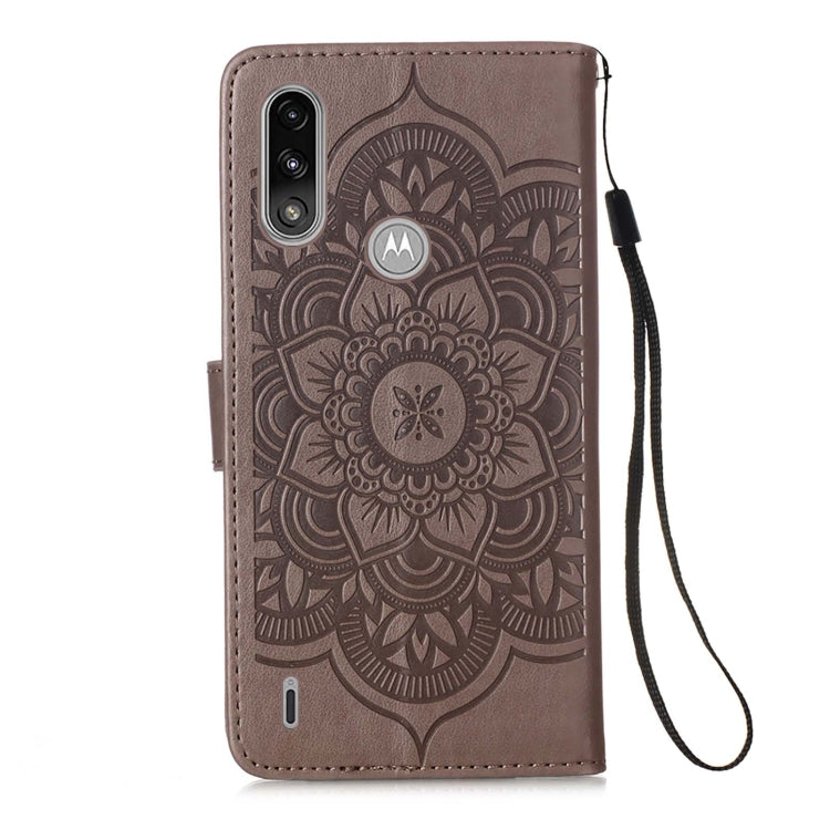 For Motorola Moto E7 Power Dream Catcher Printing Horizontal Flip Leather Case with Holder & Card Slots & Wallet & Lanyard