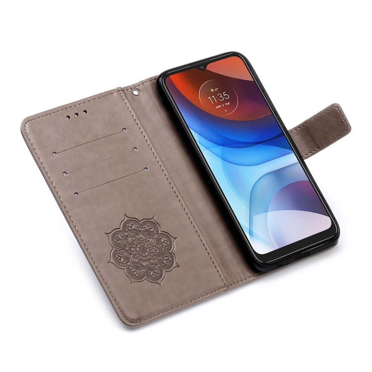 For Motorola Moto E7 Power Dream Catcher Printing Horizontal Flip Leather Case with Holder & Card Slots & Wallet & Lanyard