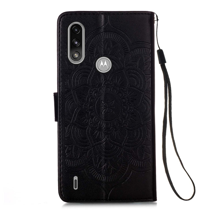 For Motorola Moto E7 Power Dream Catcher Printing Horizontal Flip Leather Case with Holder & Card Slots & Wallet & Lanyard