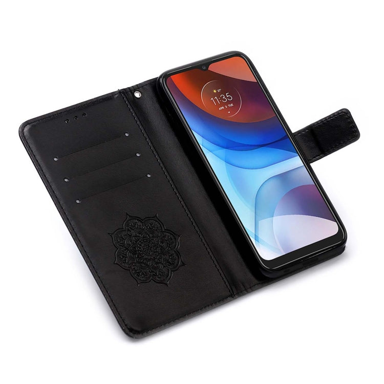 For Motorola Moto E7 Power Dream Catcher Printing Horizontal Flip Leather Case with Holder & Card Slots & Wallet & Lanyard