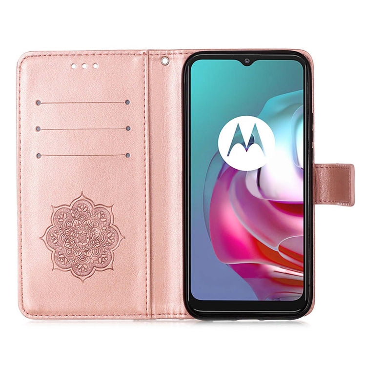 For Motorola Moto G30 / G10 / G10 Power Dream Catcher Printing Horizontal Flip Leather Case with Holder & Card Slots & Wallet & Lanyard
