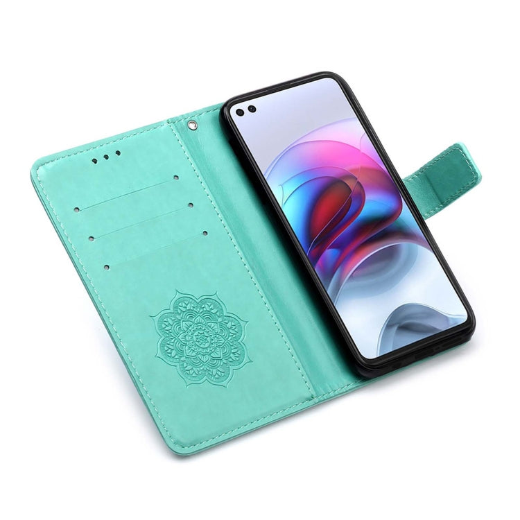 For Motorola Moto G100 / Edge S Dream Catcher Printing Horizontal Flip Leather Case with Holder & Card Slots & Wallet & Lanyard