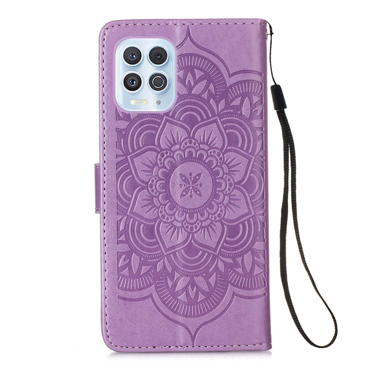 For Motorola Moto G100 / Edge S Dream Catcher Printing Horizontal Flip Leather Case with Holder & Card Slots & Wallet & Lanyard