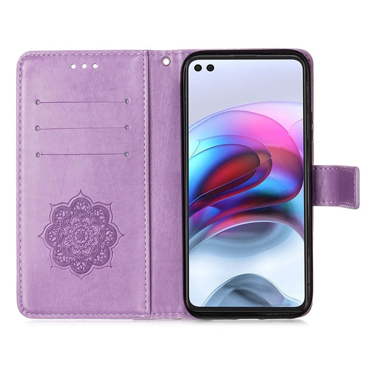 For Motorola Moto G100 / Edge S Dream Catcher Printing Horizontal Flip Leather Case with Holder & Card Slots & Wallet & Lanyard