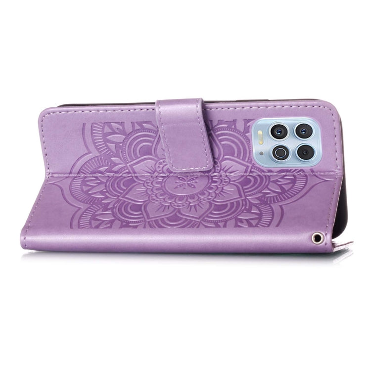 For Motorola Moto G100 / Edge S Dream Catcher Printing Horizontal Flip Leather Case with Holder & Card Slots & Wallet & Lanyard