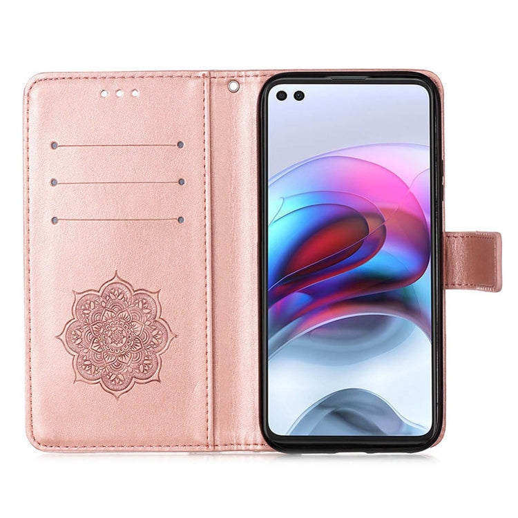 For Motorola Moto G100 / Edge S Dream Catcher Printing Horizontal Flip Leather Case with Holder & Card Slots & Wallet & Lanyard