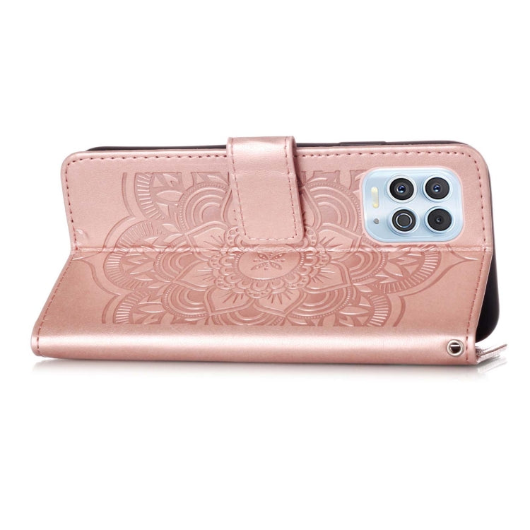 For Motorola Moto G100 / Edge S Dream Catcher Printing Horizontal Flip Leather Case with Holder & Card Slots & Wallet & Lanyard
