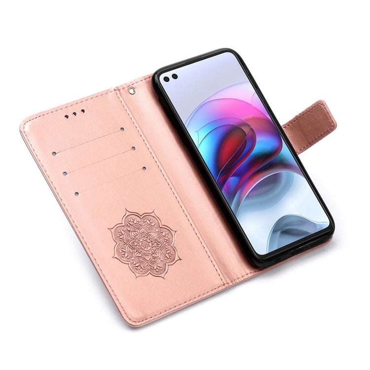 For Motorola Moto G100 / Edge S Dream Catcher Printing Horizontal Flip Leather Case with Holder & Card Slots & Wallet & Lanyard