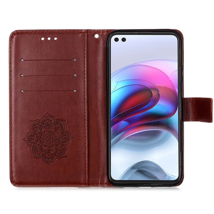 For Motorola Moto G100 / Edge S Dream Catcher Printing Horizontal Flip Leather Case with Holder & Card Slots & Wallet & Lanyard