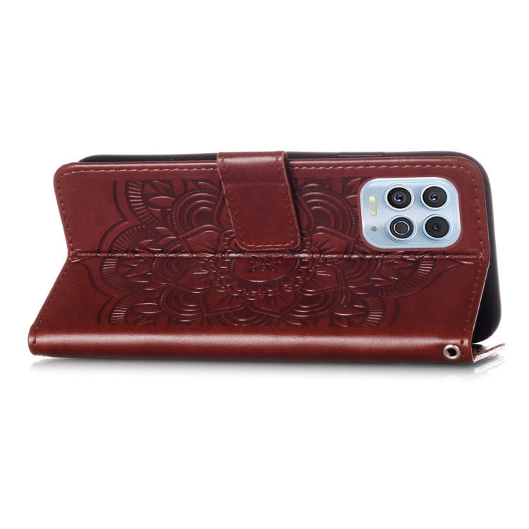 For Motorola Moto G100 / Edge S Dream Catcher Printing Horizontal Flip Leather Case with Holder & Card Slots & Wallet & Lanyard