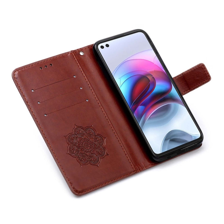 For Motorola Moto G100 / Edge S Dream Catcher Printing Horizontal Flip Leather Case with Holder & Card Slots & Wallet & Lanyard