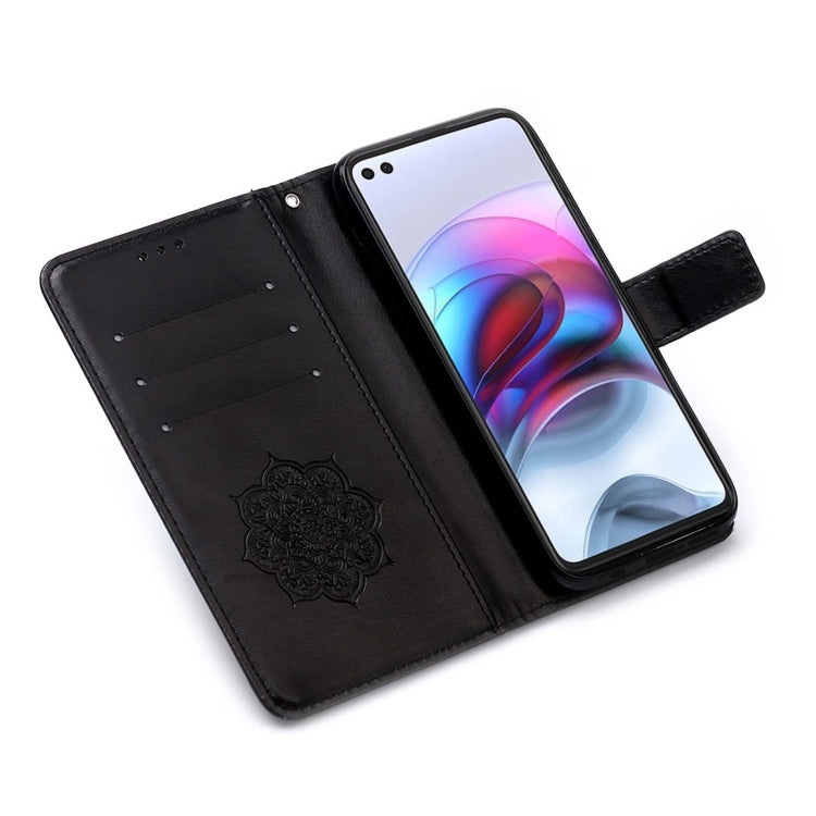 For Motorola Moto G100 / Edge S Dream Catcher Printing Horizontal Flip Leather Case with Holder & Card Slots & Wallet & Lanyard