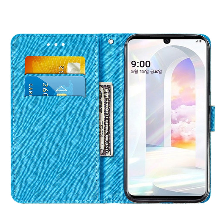 For LG Velvet 2 Pro Cross Texture Painting Pattern Horizontal Flip Leather Case with Holder & Card Slots & Wallet & Lanyard
