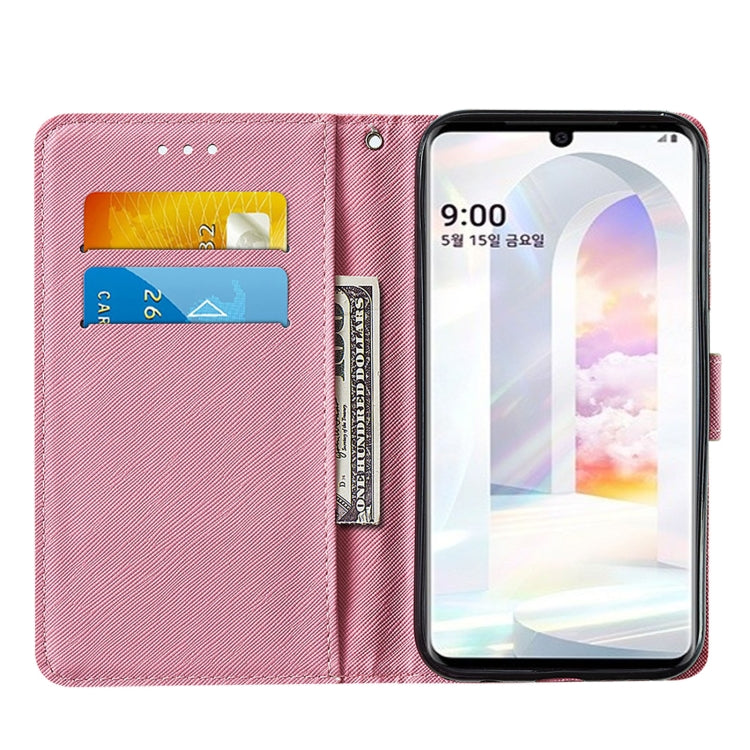 For LG Velvet 2 Pro Cross Texture Painting Pattern Horizontal Flip Leather Case with Holder & Card Slots & Wallet & Lanyard