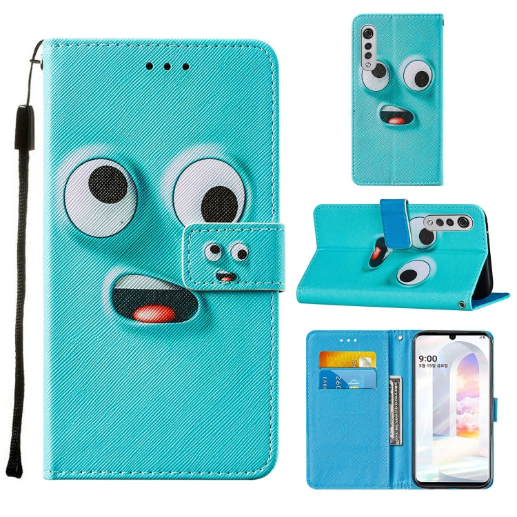 For LG Velvet 2 Pro Cross Texture Painting Pattern Horizontal Flip Leather Case with Holder & Card Slots & Wallet & Lanyard